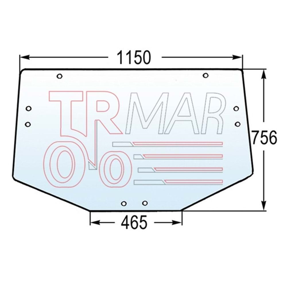 Cabin Glass Rear