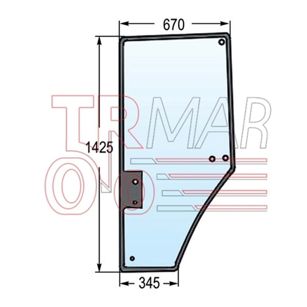 Door Glass Lh