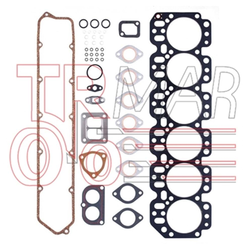 Top Gasket Set 6 Cyl.