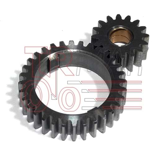 Gear Set Transm. Oil Pump, Z: 16/32, Thickn: 17,95mm