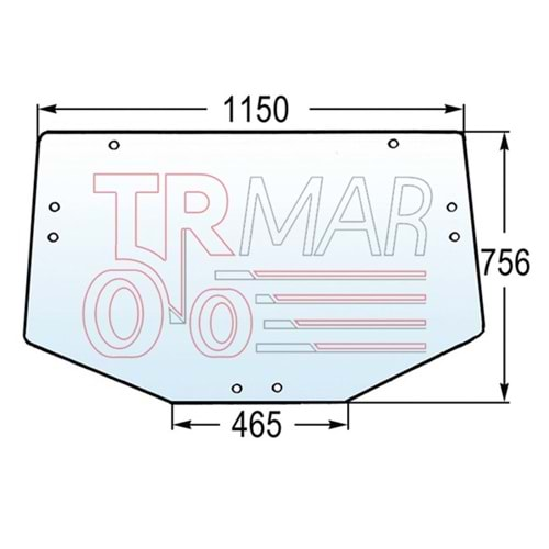 Cabin Glass Rear